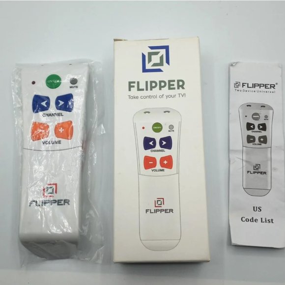 Flipper Big Button Universal Remote Control - V9.2 with Printed Instructions - Picture 5 of 5